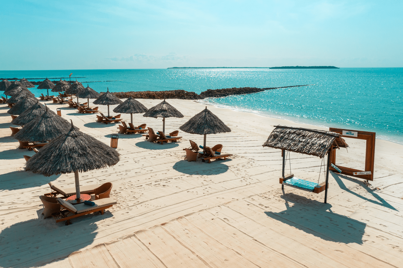 As lindas praias africanas de Zanzibar